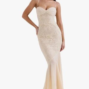 White lace dress